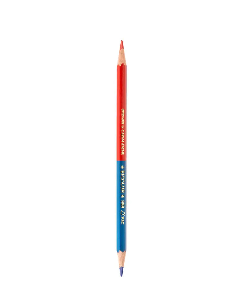 Caran d'Ache - Bicolor Red / Blue Pencil