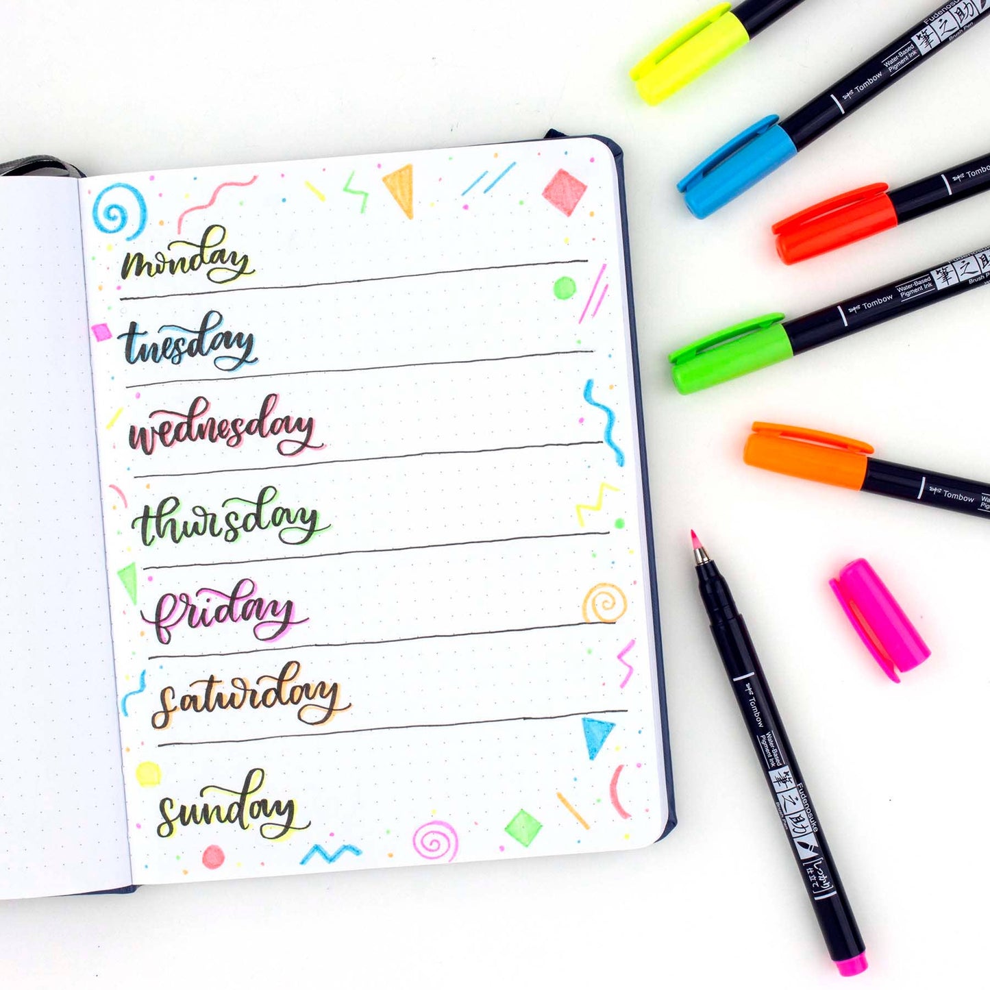 Tombow - Fudenosuke Calligraphy Brush Pen - Open Stock