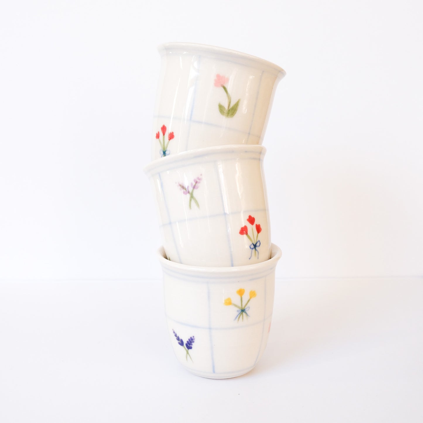 Flower Wallpaper Espresso Cup