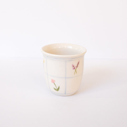 Flower Wallpaper Espresso Cup