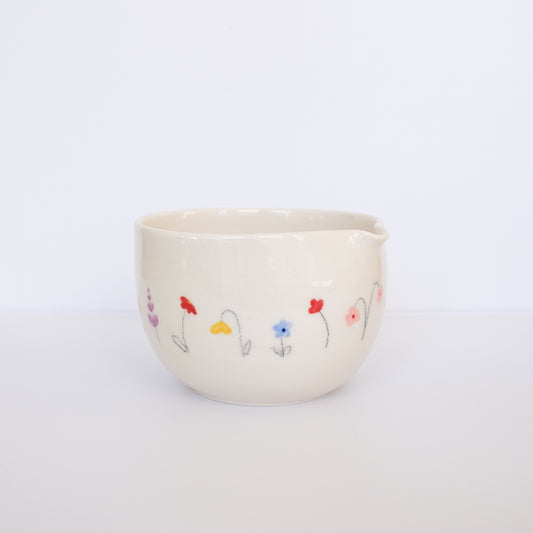 *PRE-ORDER* Wildflower Sketch Matcha Bowl