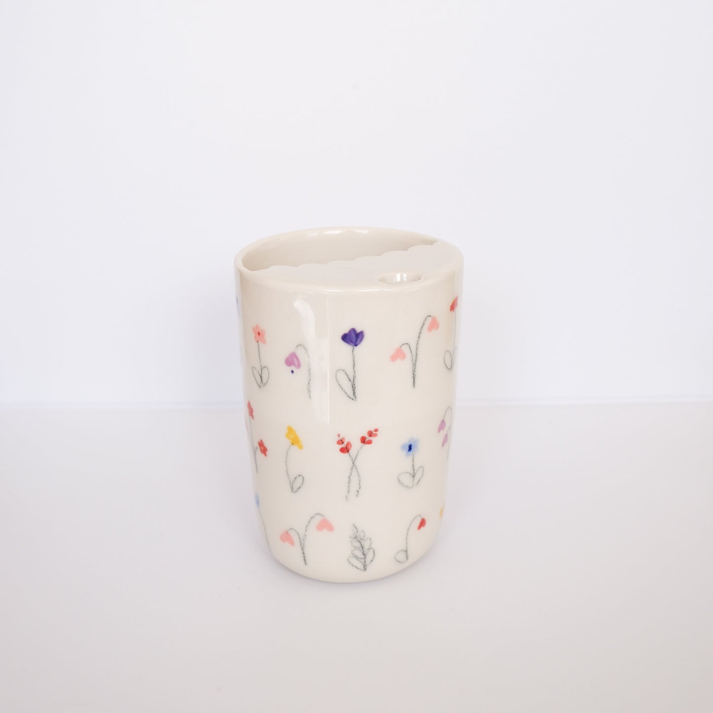Wildflower Sketch To-Go Cup