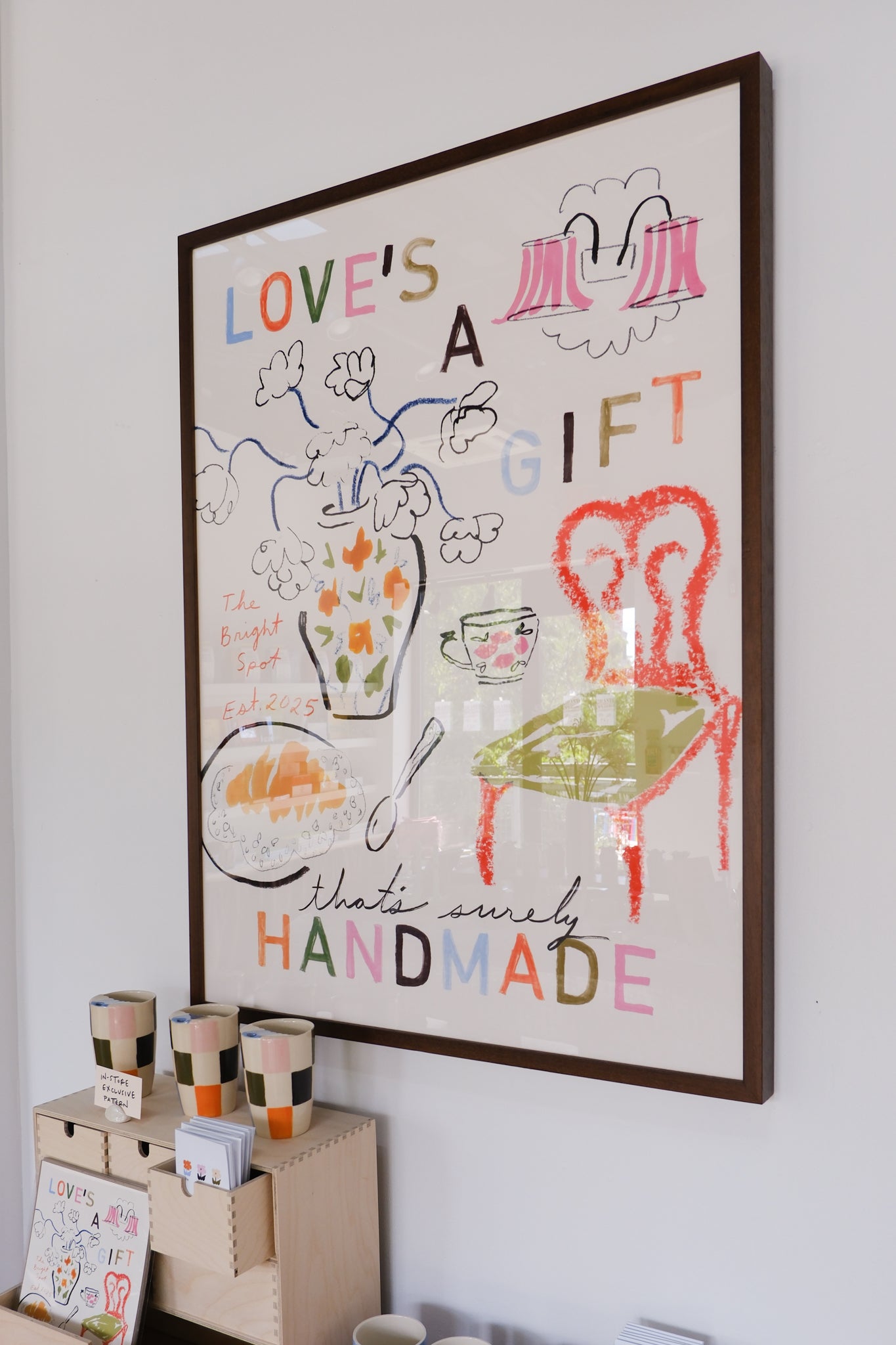 Phthalo Ruth x The Bright Spot: "Love's a Gift" Print