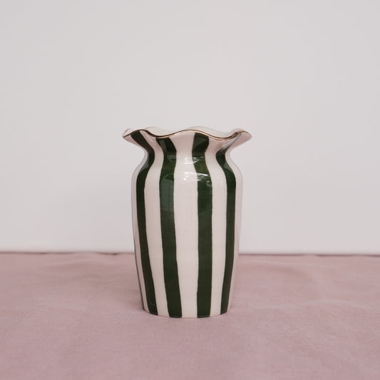 Gold Luster Bud Vase