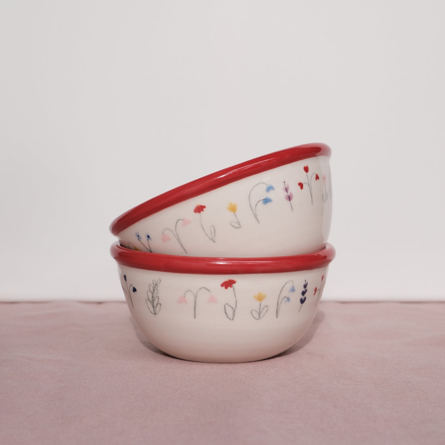 Wildflower Sketch Snack Bowl
