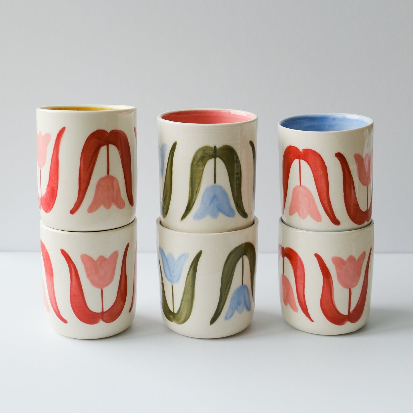 Colorblock Tulip Espresso Cup