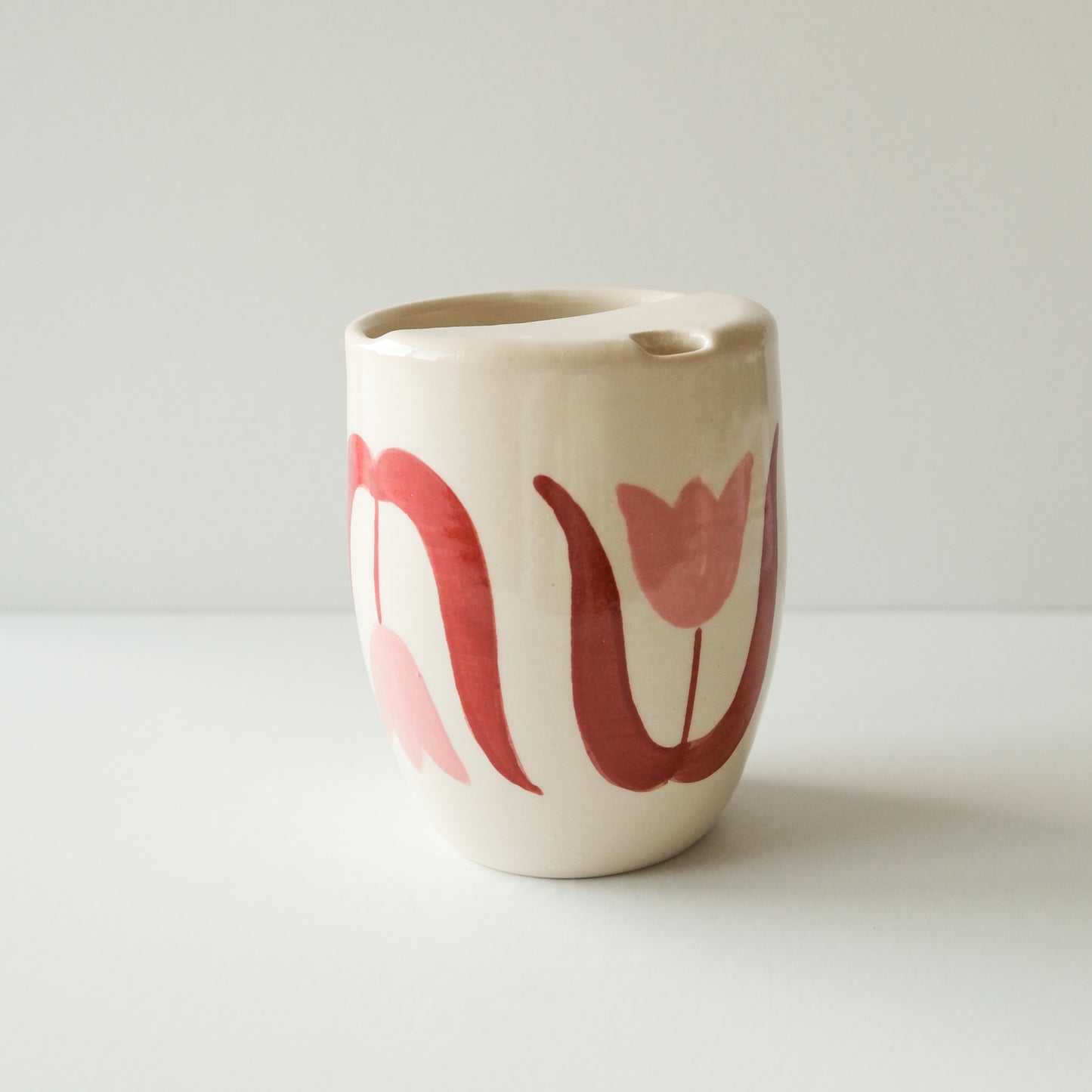 Pink Tulip To Go Cup