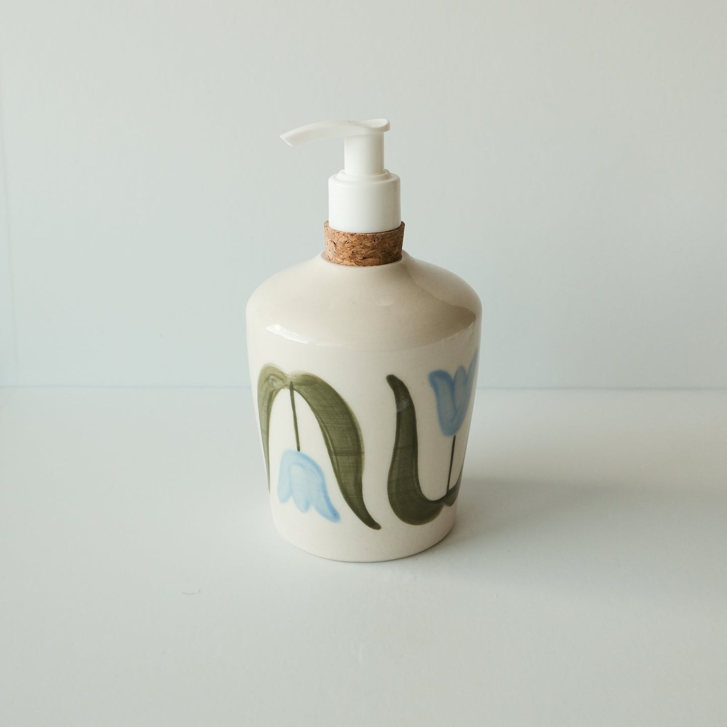 Blue Tulip Soap Dispenser