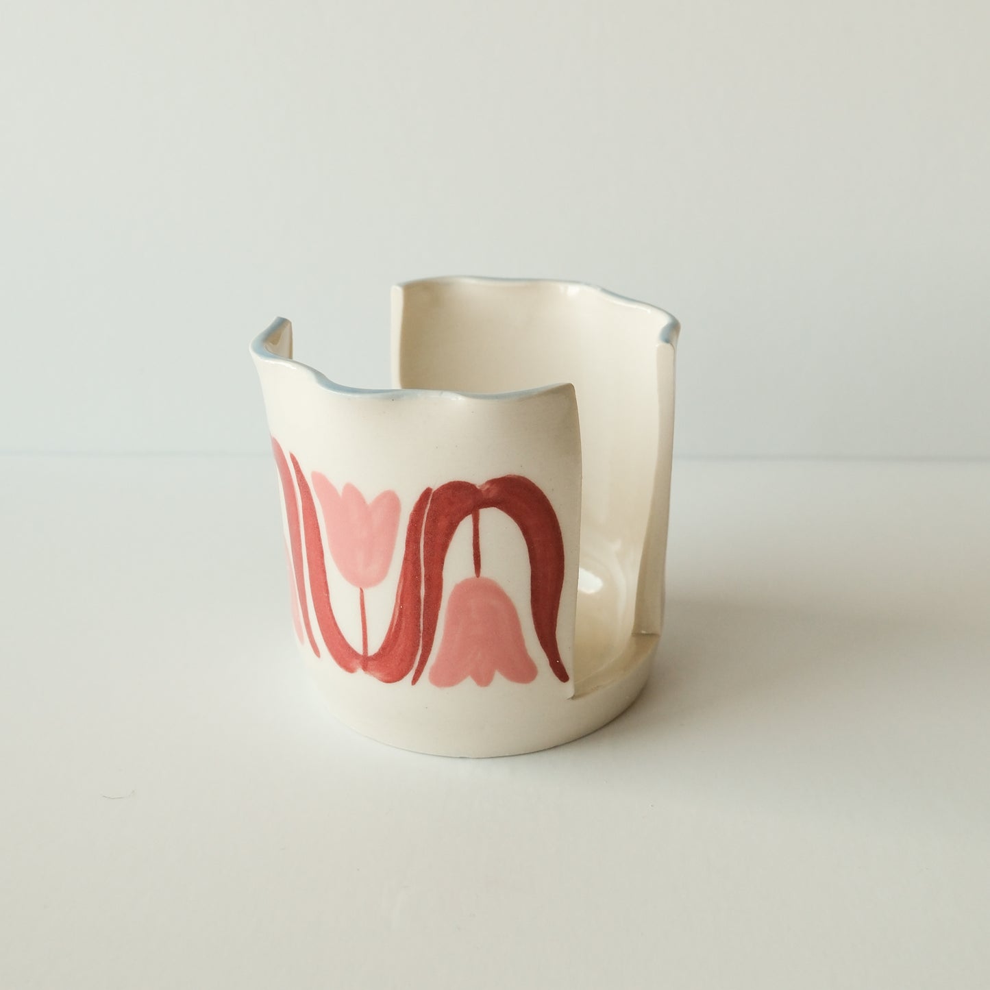 Pink Tulip Sponge Holder