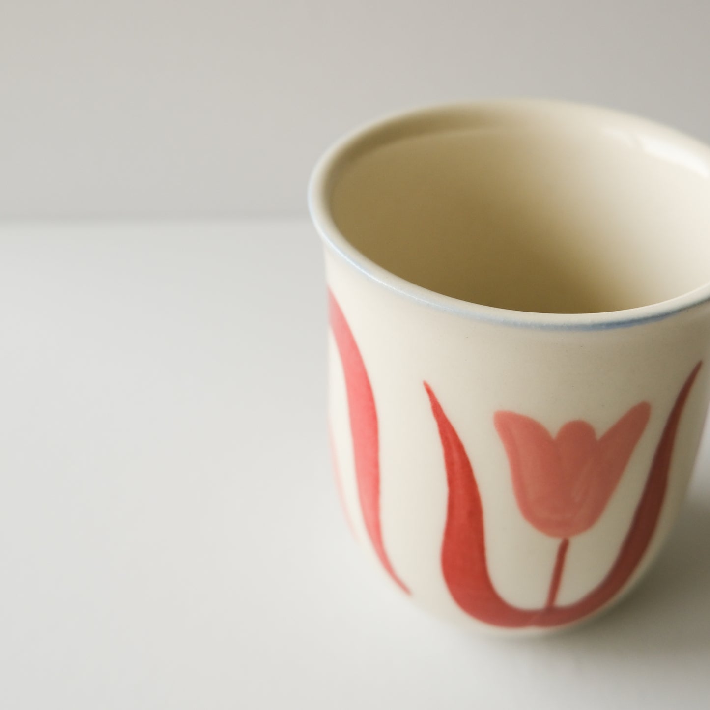 Pink Tulip Espresso Cup