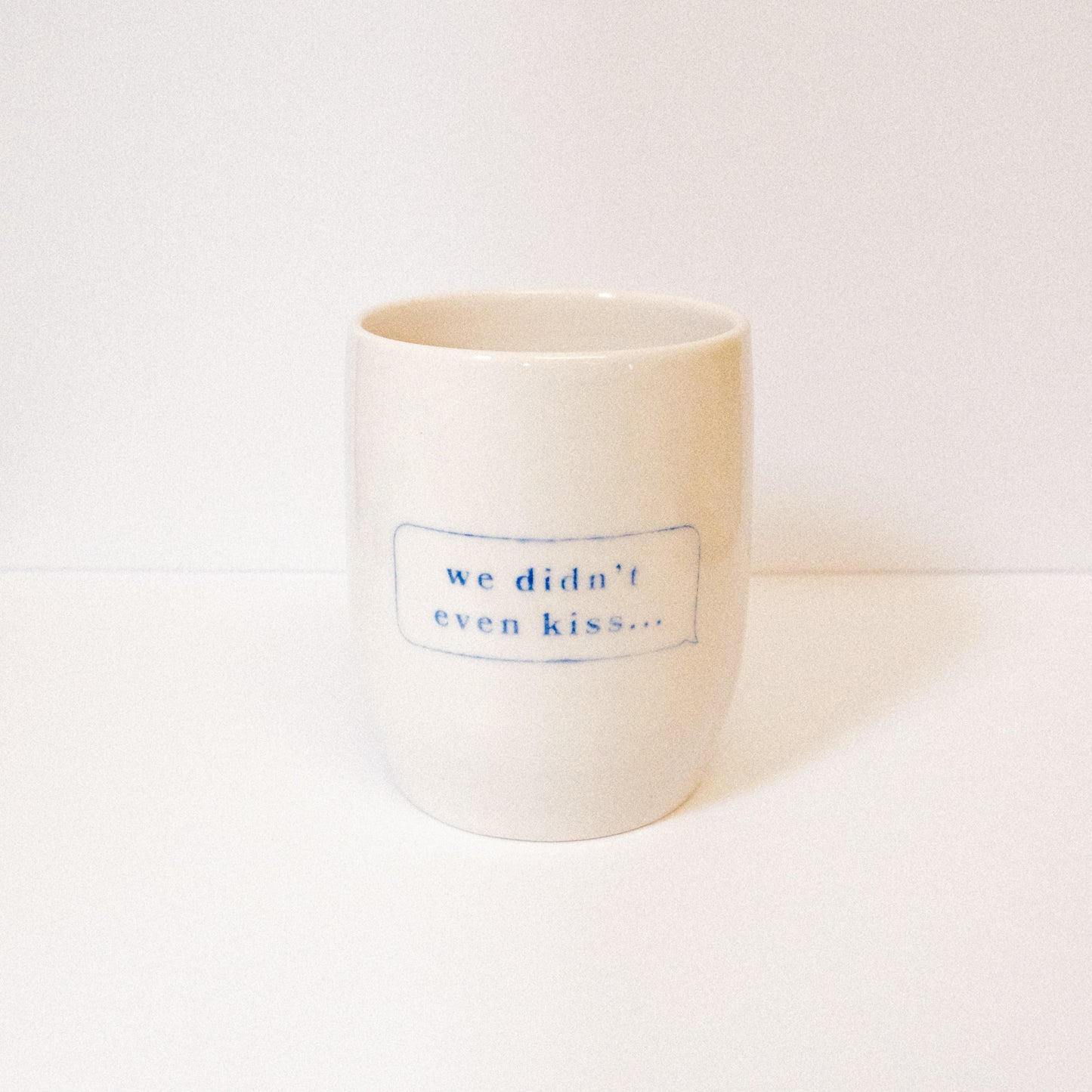 SECONDS Heated Rivalry "We Didn't Even Kiss" Cup: Tall