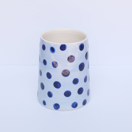 Polka Dot Bud Vase