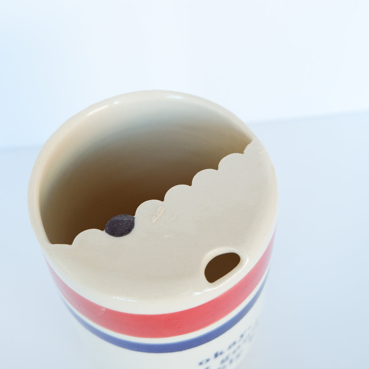 SECONDS Heated Rivalry Team To Go Cup: Lid Flaw