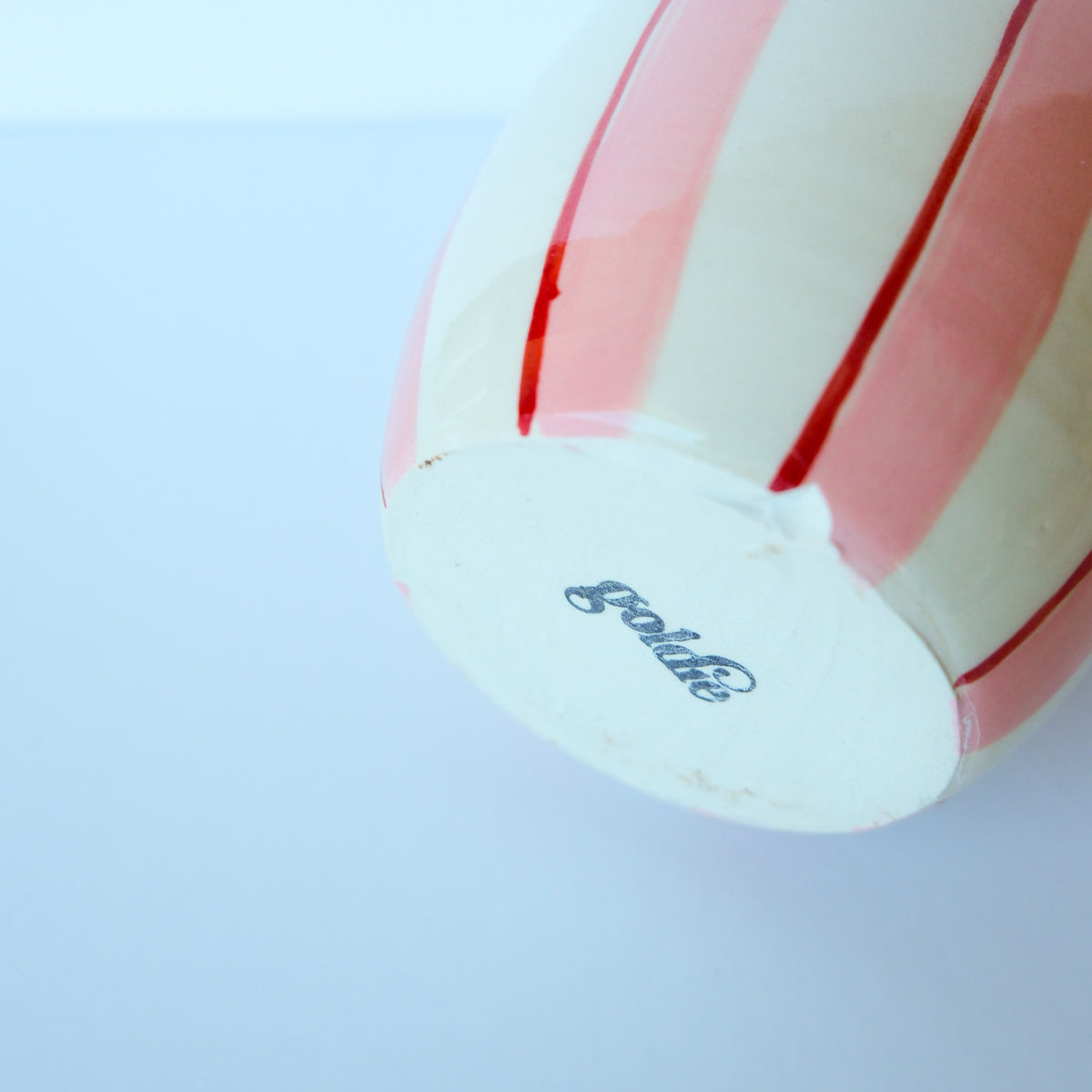 SECONDS Pink Stripe To Go Cup