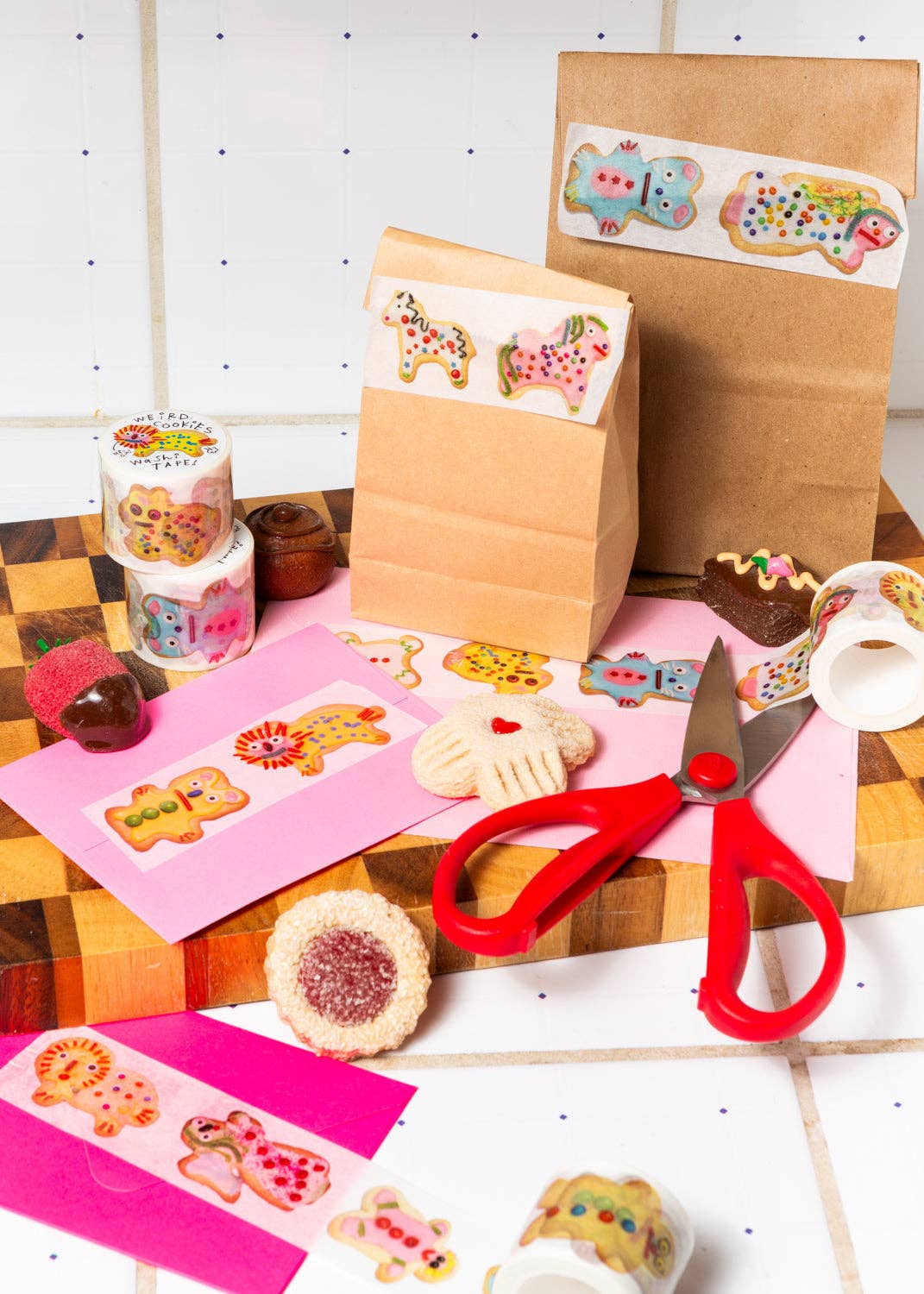 gentle thrills - Weird cookies washi tape