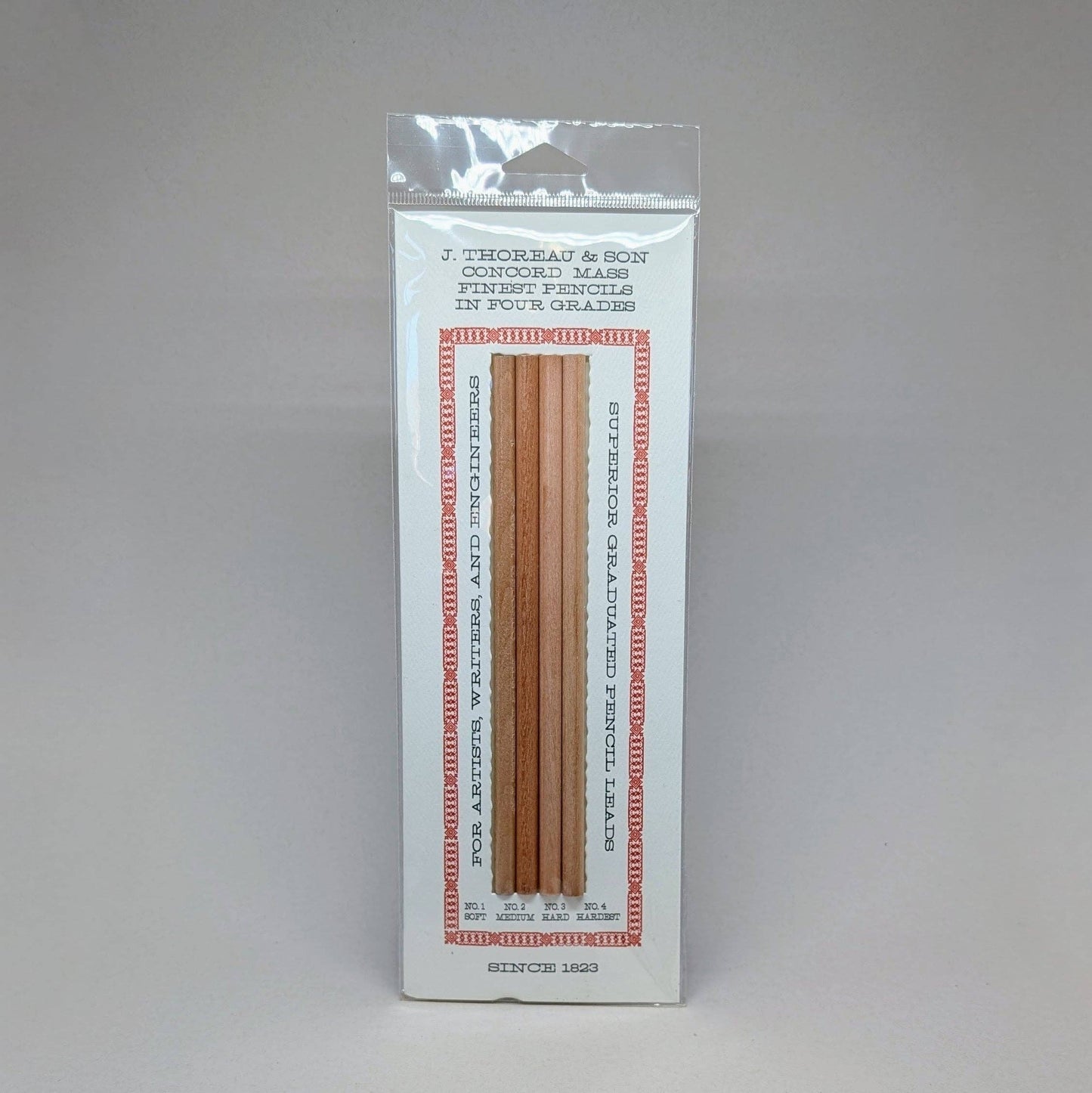 Big Wheel Press - Thoreau & Son - Finest Pencil Set of 4
