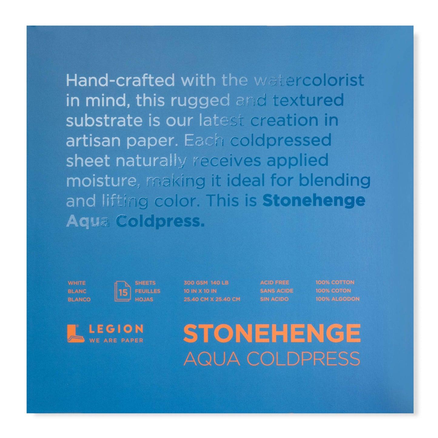 Legion Paper - Stonehenge Aqua Watercolor Block, Coldpress Watercolor Paper