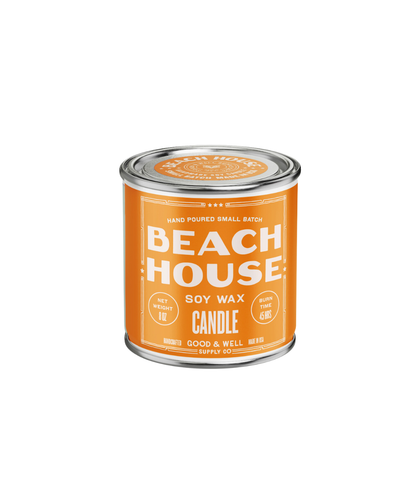 Good & Well Supply Co. - Beach House Soy Candle - Happy Place Collection