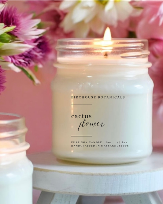 Birchouse Botanicals - Cactus Flower 8 oz. Soy Candle