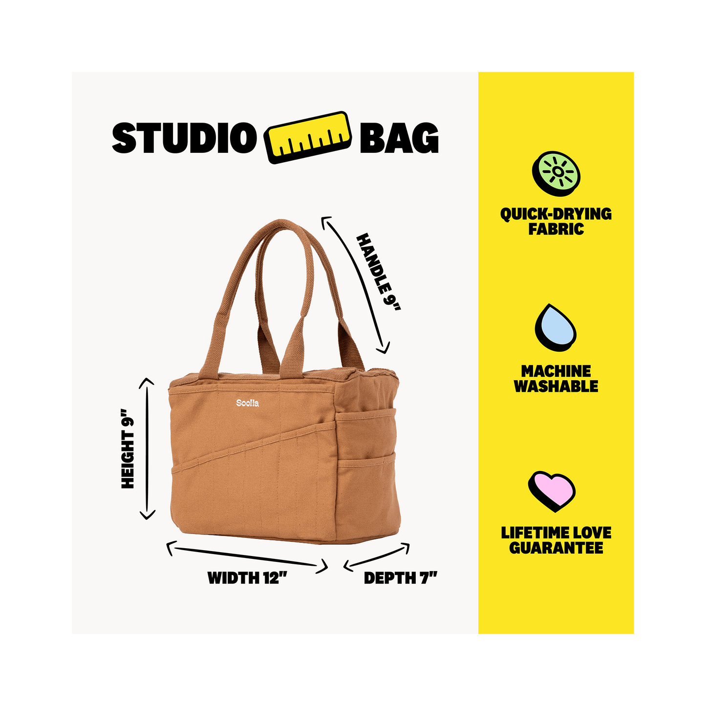 Soolla - Soolla® Studio Pouch | Cinnamon