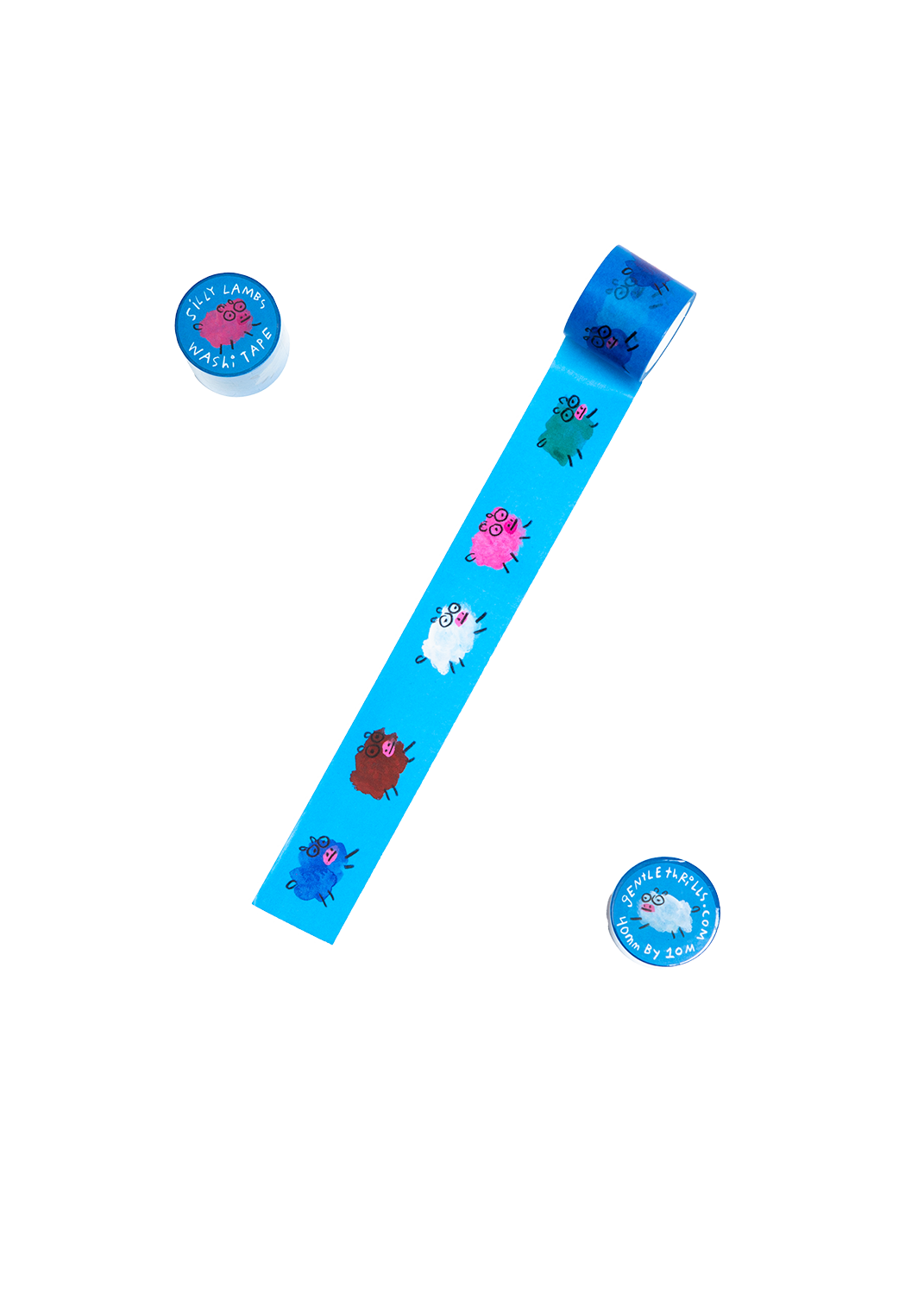 gentle thrills - Silly lambs washi tape