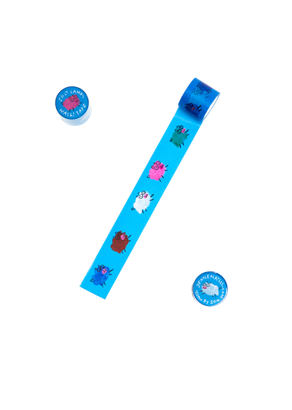 gentle thrills - Silly lambs washi tape