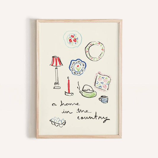 Phthalo Ruth - “A Home in the Country” Mini Art Print