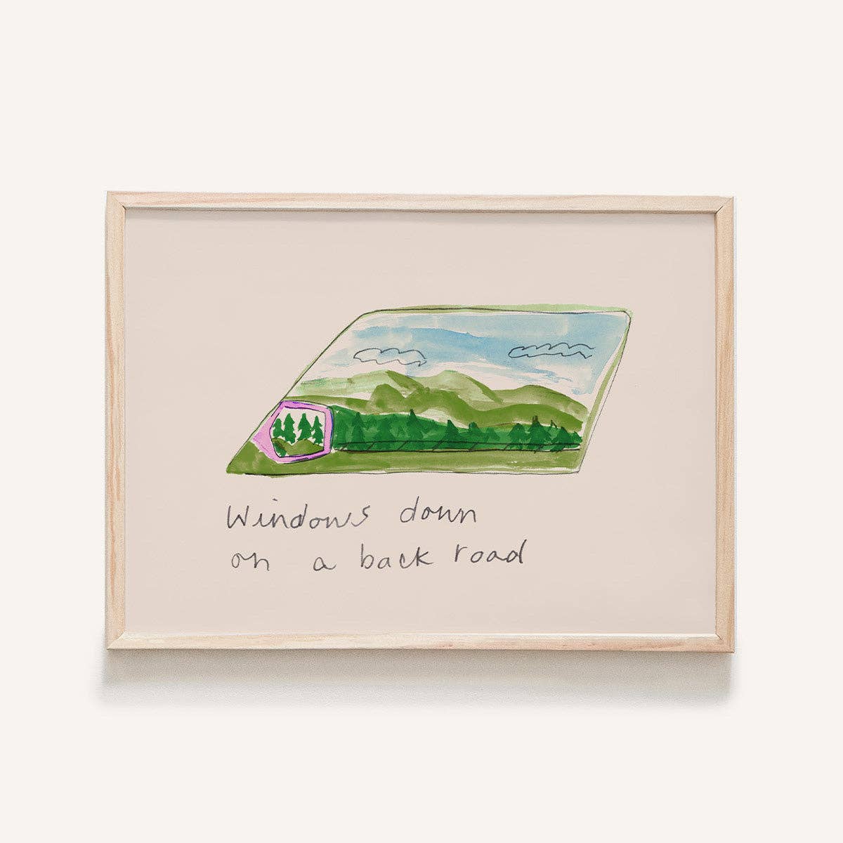 Phthalo Ruth - Car Views Mini Art Print