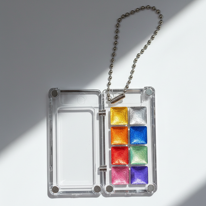 Nobel Arts - Portable Mini High Pigment Watercolor Paints Keychain