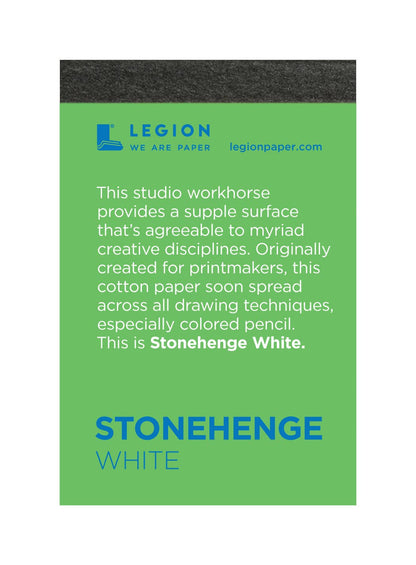 Legion Paper - Stonehenge White Mini Pad - Drawing & Mixed Media Paper