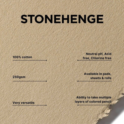 Legion Paper - Stonehenge Kraft Artist Pad - Drawing & Mixed Media Paper