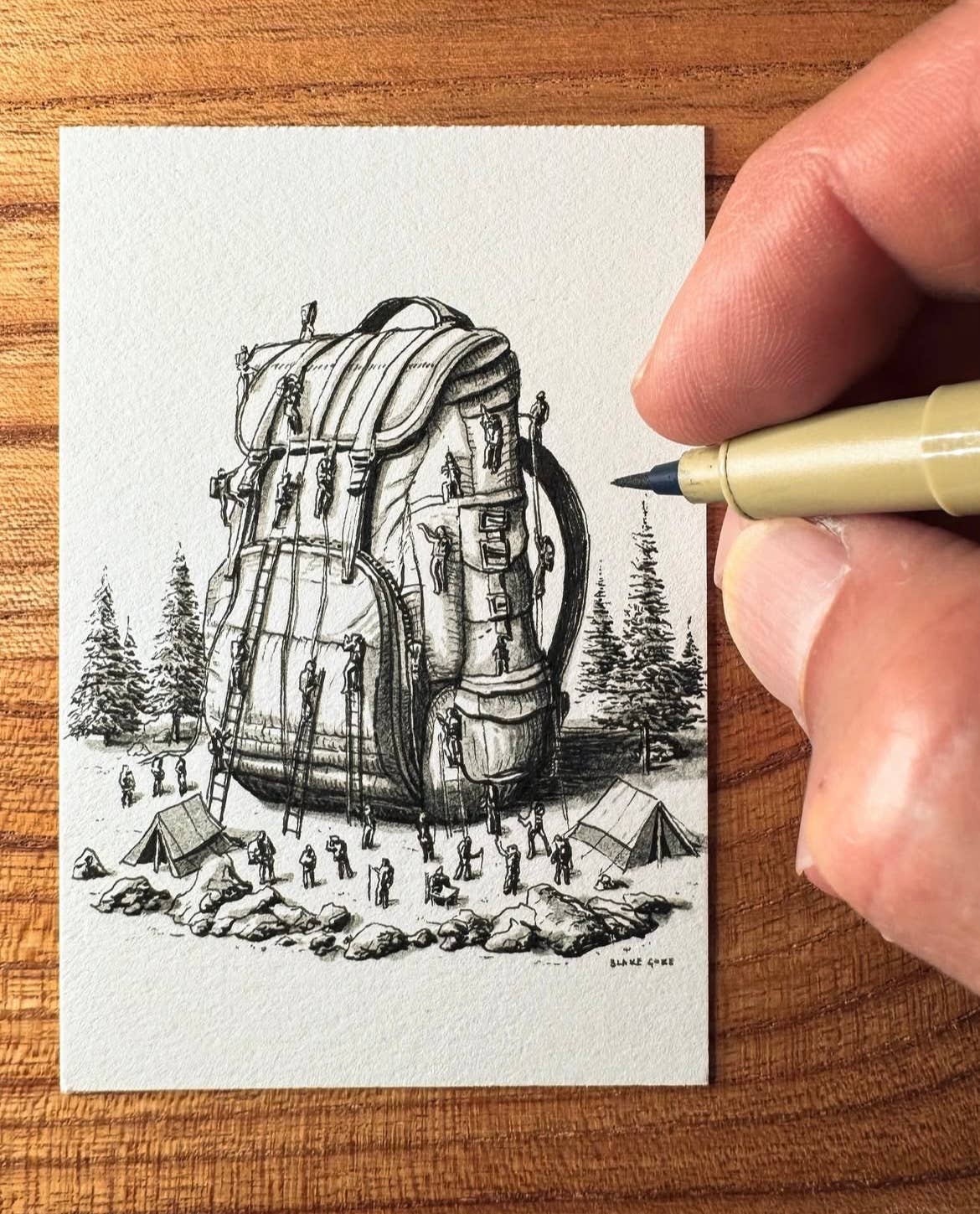 Legion Paper - Stonehenge White Mini Pad - Drawing & Mixed Media Paper