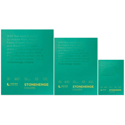 Legion Paper - Stonehenge Colors Cotton Pad for Drawing, Pastel & ink