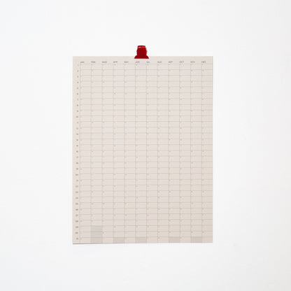 Case Study - 2026 Yearly Wall Calendar | Clay