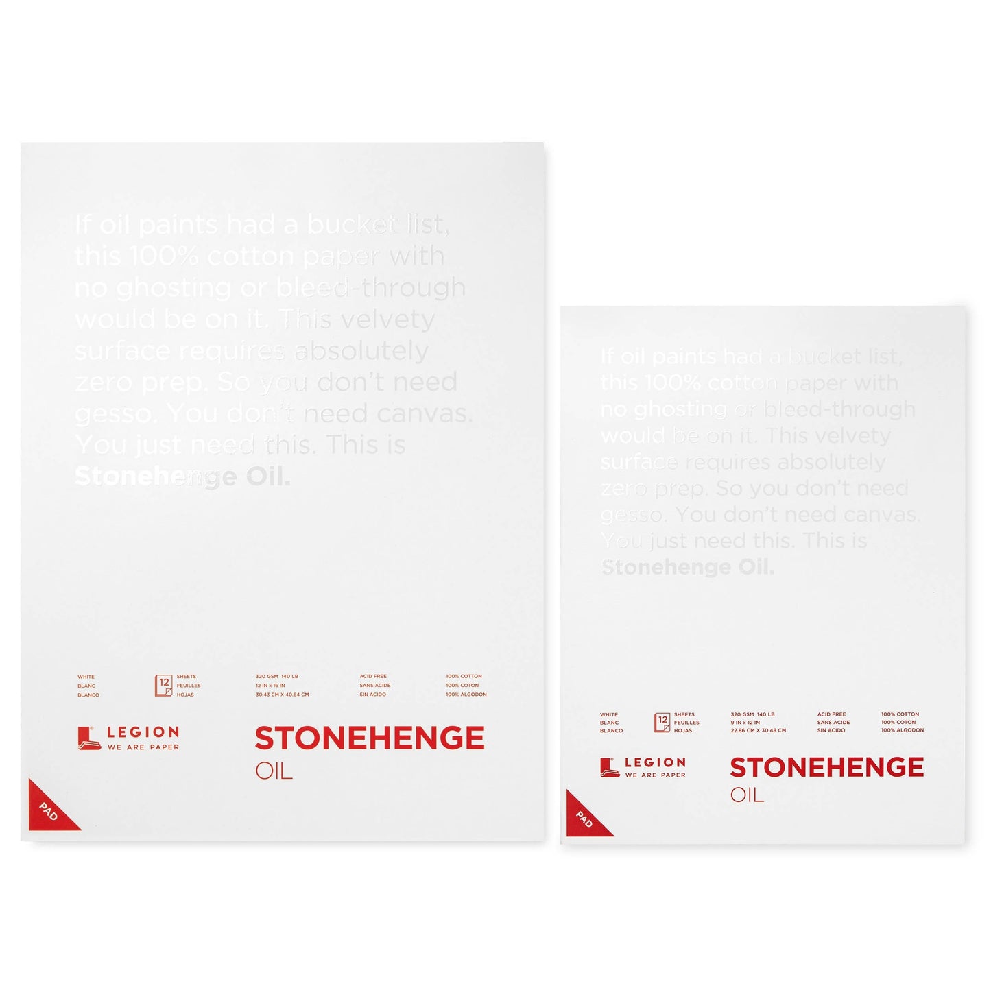 Legion Paper - Stonehenge Oil Paper Pad - Oil Painting and Oil Pastels
