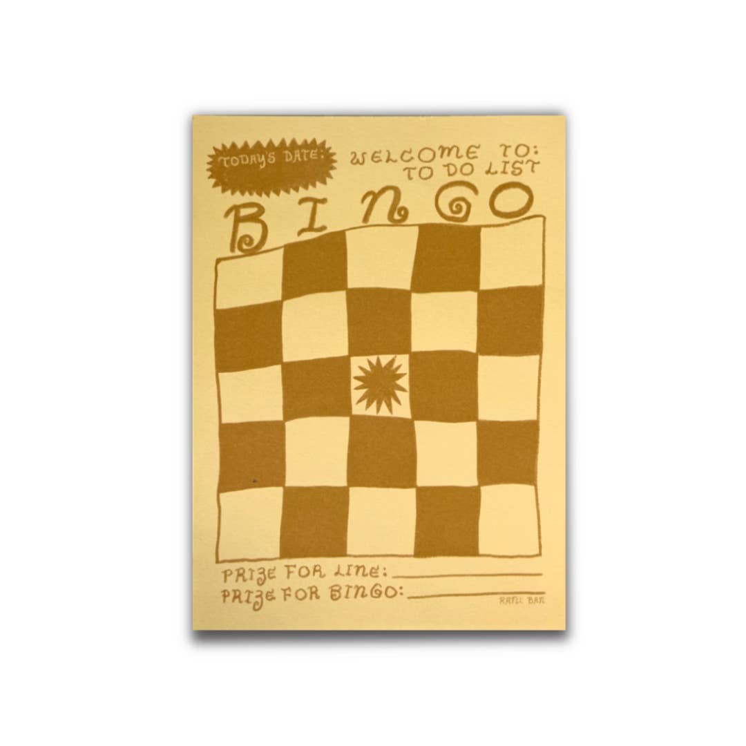 RANI BAN CO - BINGO Notepad