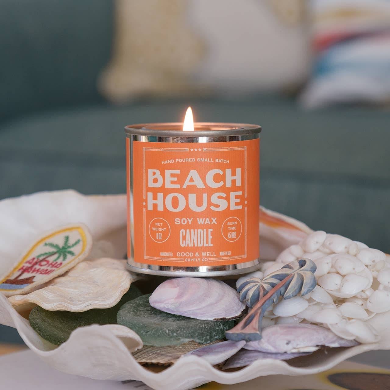 Good & Well Supply Co. - Beach House Soy Candle - Happy Place Collection
