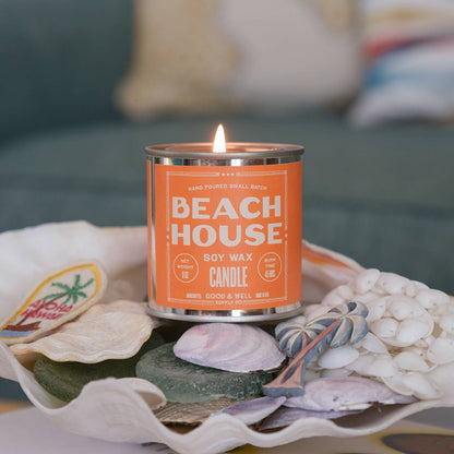 Good & Well Supply Co. - Beach House Soy Candle - Happy Place Collection