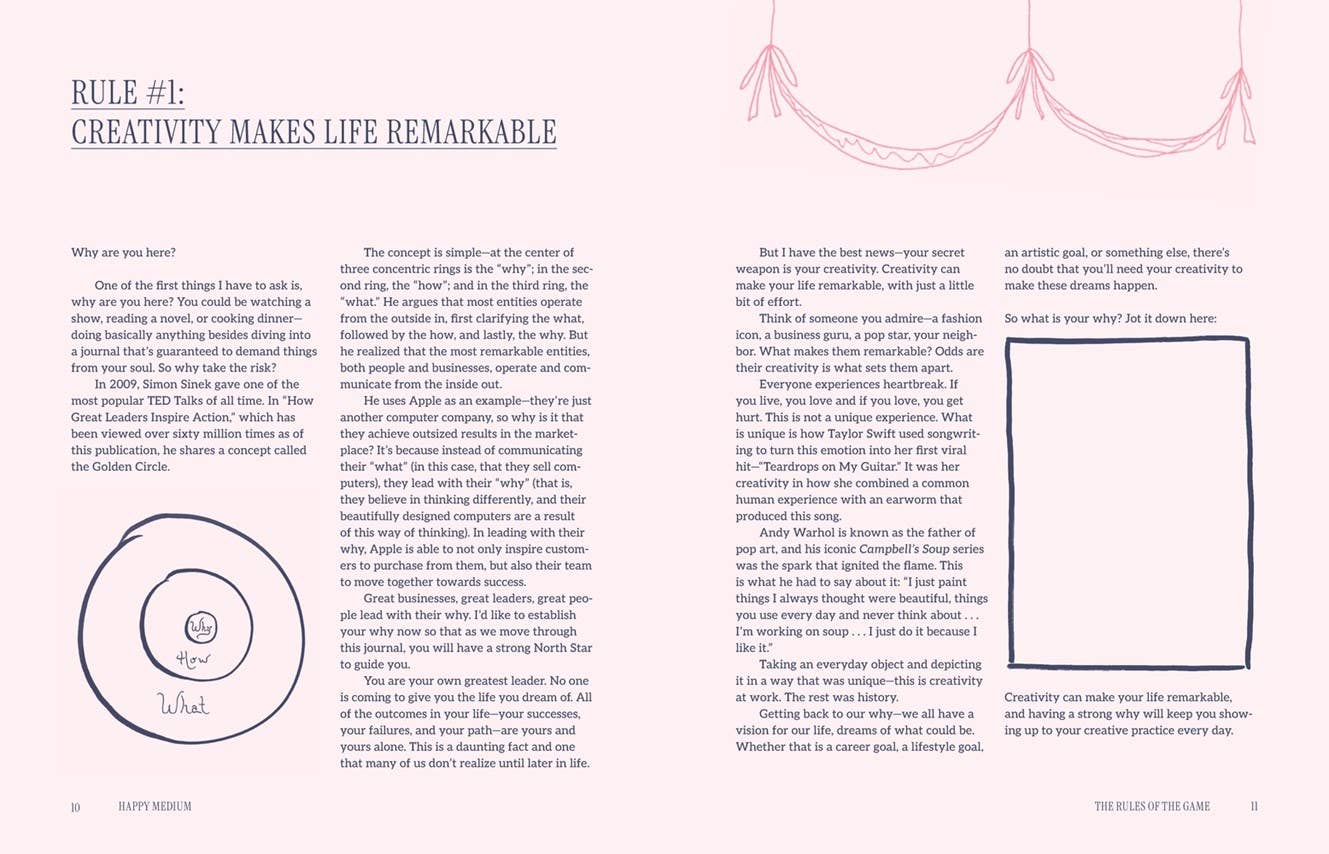 Abrams - Happy Medium: A Guided Creativity Journal
