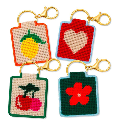Lucky Feather - Needlepoint Keychain Kit