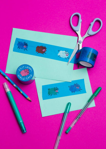 gentle thrills - Silly lambs washi tape
