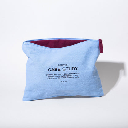 Case Study - Cotton Zipper Go Pouch – Two-Tone Pouch for Organization