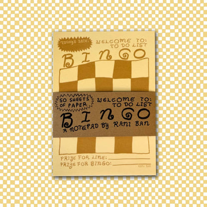 RANI BAN CO - BINGO Notepad