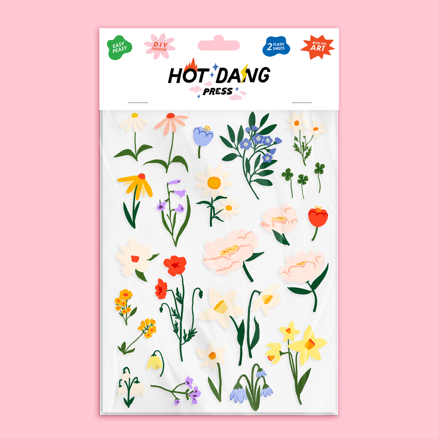Hot Dang Press - Flowers Always Sheet Set