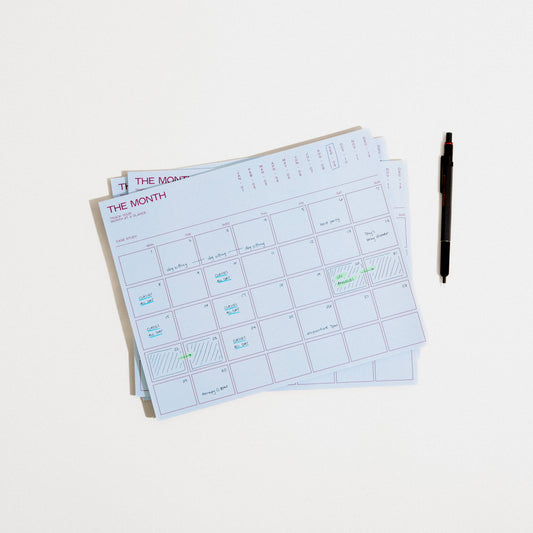 Case Study - Monthly Desk Planner Notepad