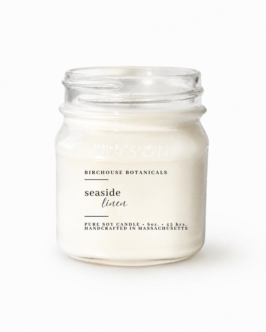Birchouse Botanicals - Seaside Linen 8 oz. Soy Candle
