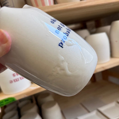 SECONDS Heated Rivalry "Probably Bad" Straw Cup: Glaze Flaws