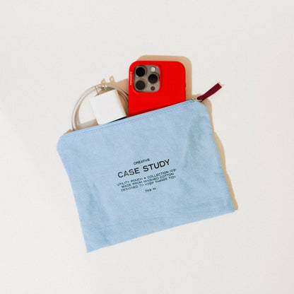 Case Study - Cotton Zipper Go Pouch – Two-Tone Pouch for Organization