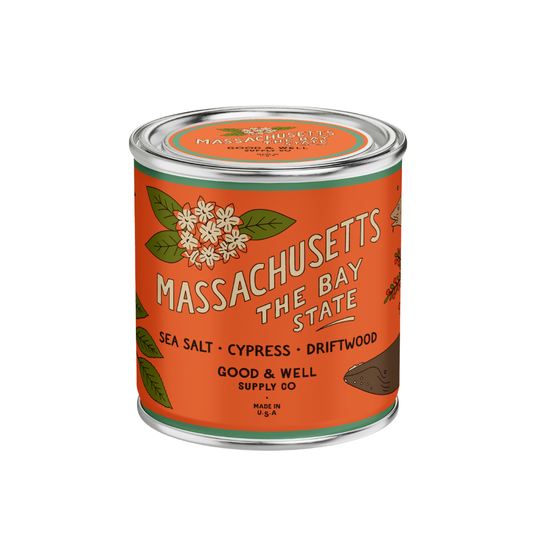 Good & Well Supply Co. - Massachusetts State Soy Candle