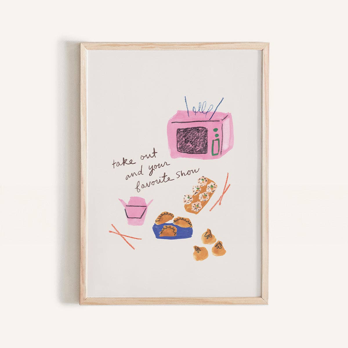 Phthalo Ruth - Take Out and Your Favorite Show Mini Art Print